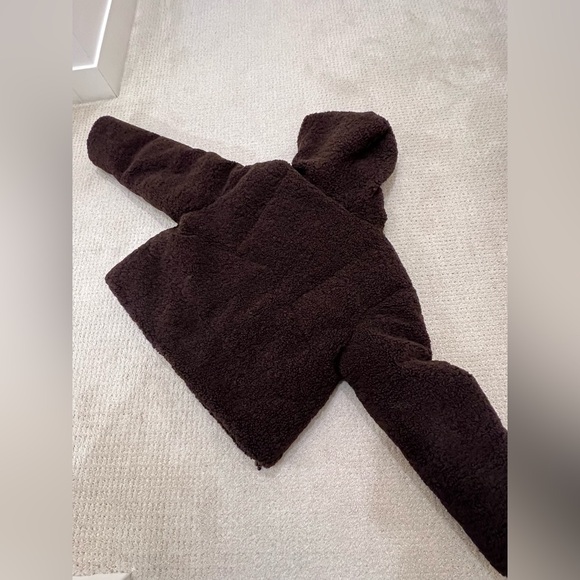 Topshop Sherpa Cropped Jacket - Picture 3 of 5